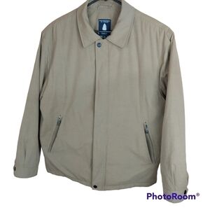 Roundtree & YORKE Outdoors men's jacket bomber coat size Large lightweight